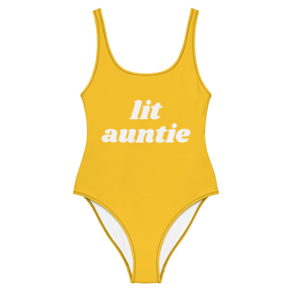 The Lit Auntie Swimsuit - Yeaux Mama