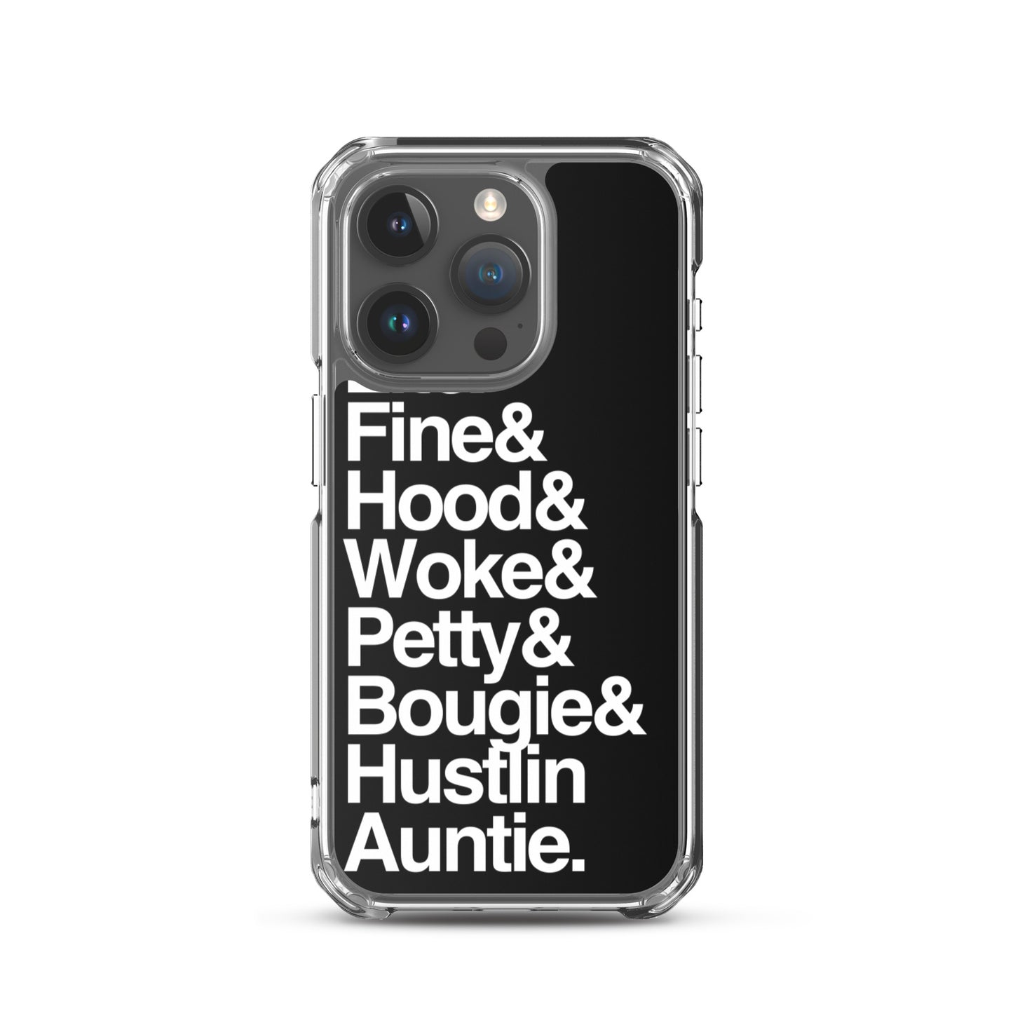 Black Every Auntie iPhone Case