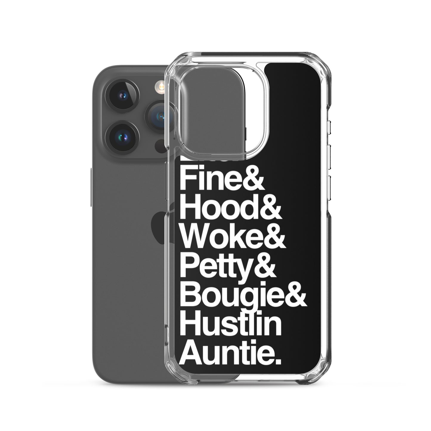 Black Every Auntie iPhone Case