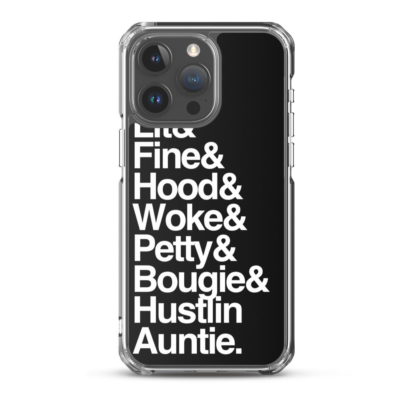 Black Every Auntie iPhone Case