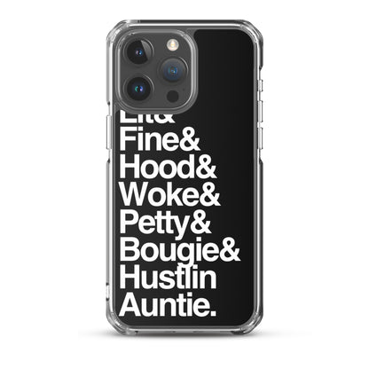 Black Every Auntie iPhone Case