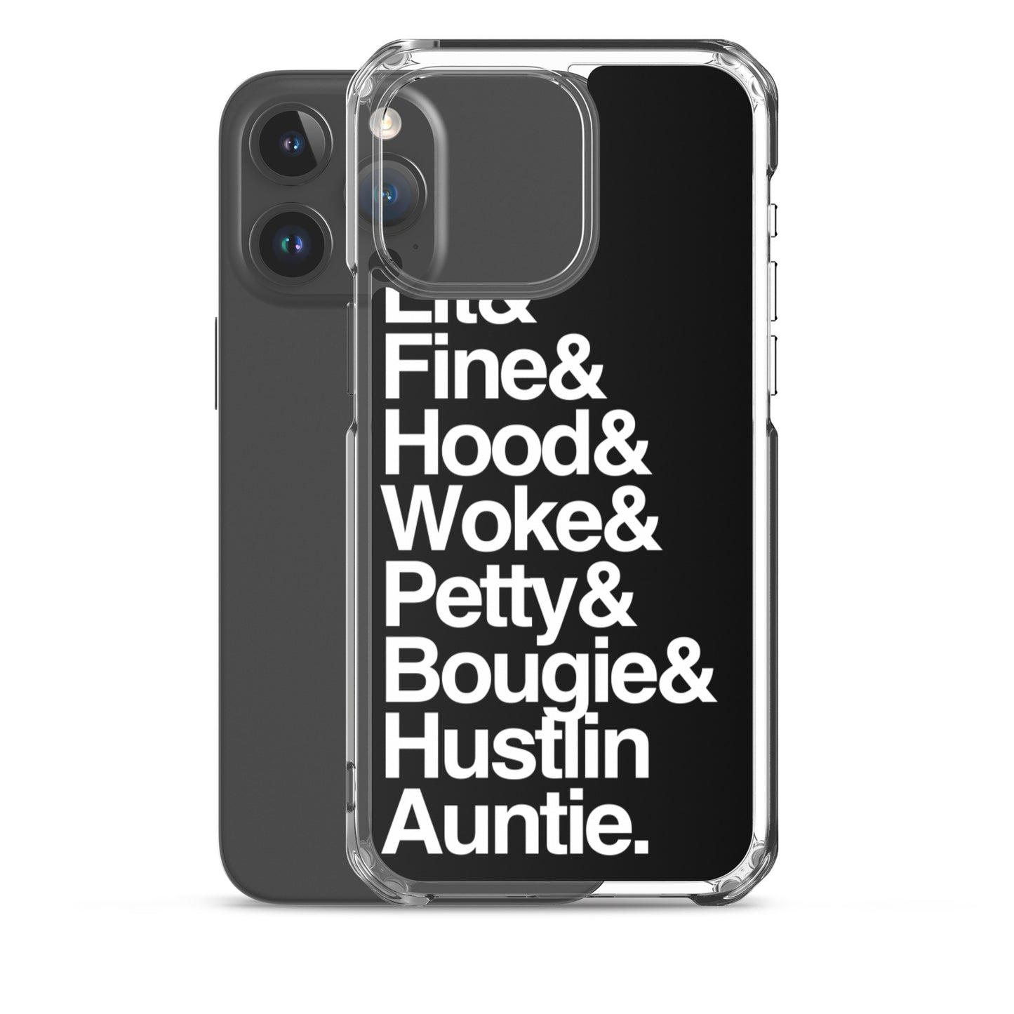 Black Every Auntie iPhone Case