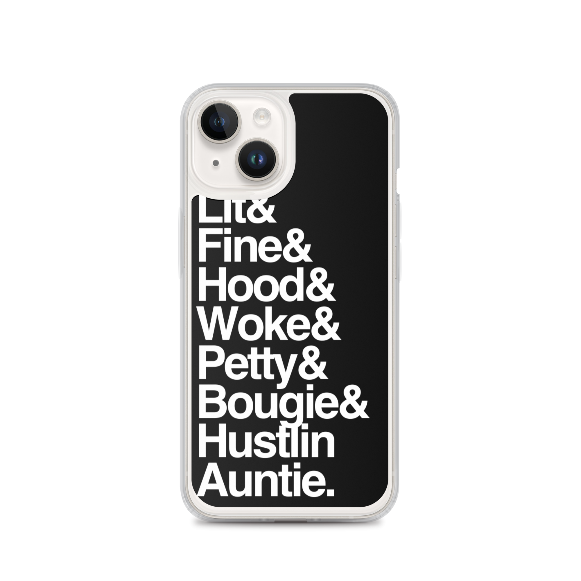 Black Every Auntie iPhone Case