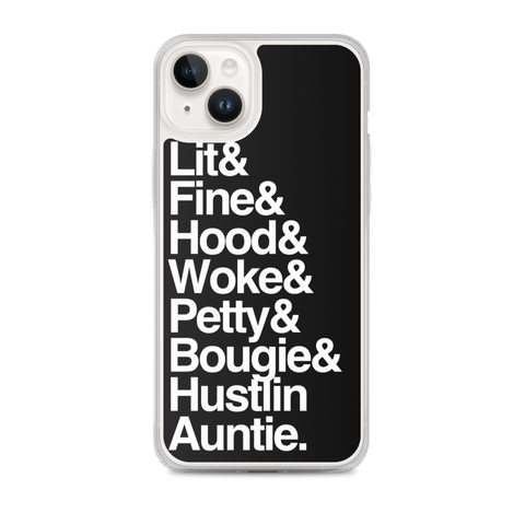 Black Every Auntie iPhone Case