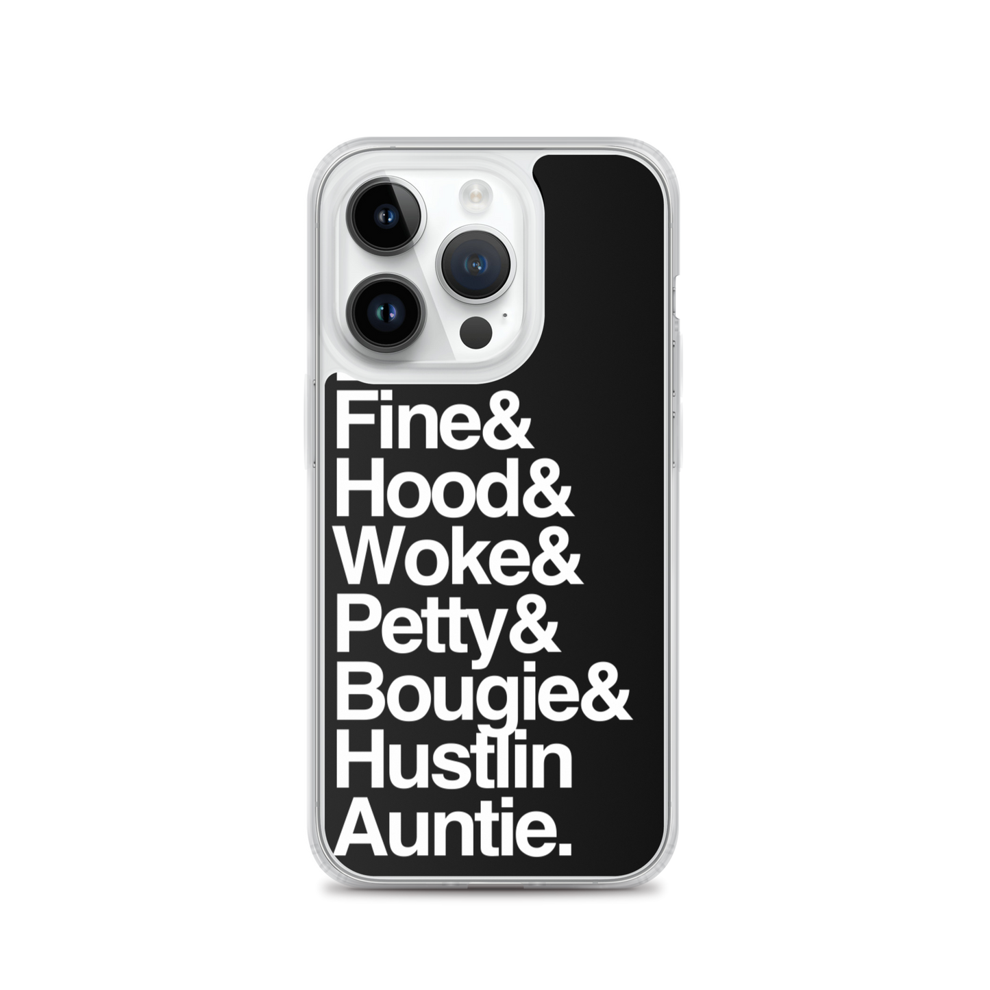 Black Every Auntie iPhone Case
