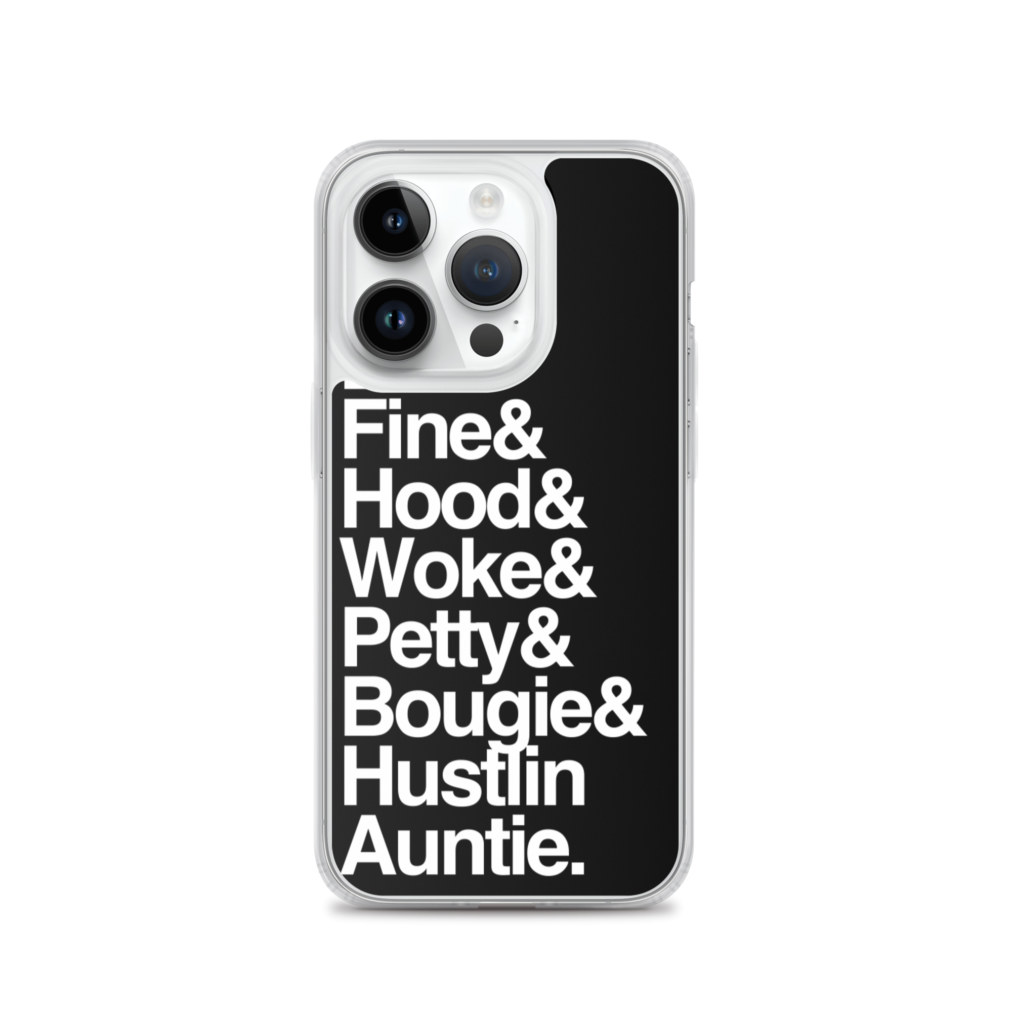 Black Every Auntie iPhone Case