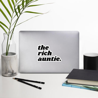 The Rich Auntie Sticker - Yeaux Mama