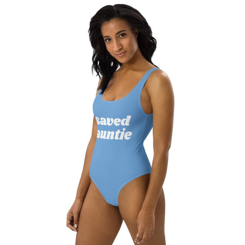 The Saved Auntie Swimsuit - Yeaux Mama