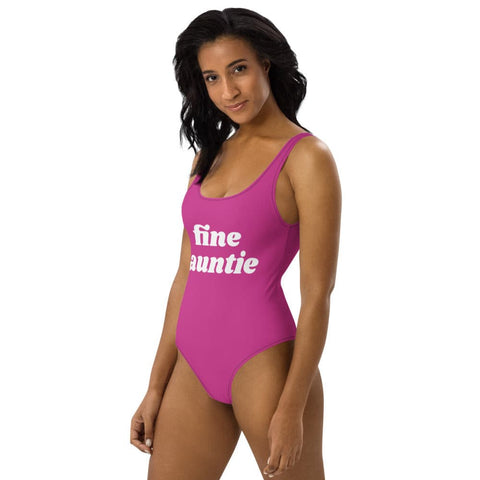 The Fine Auntie Swimsuit - Yeaux Mama