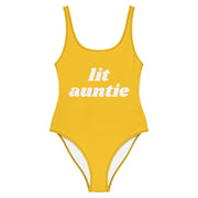 The Lit Auntie Swimsuit - Yeaux Mama